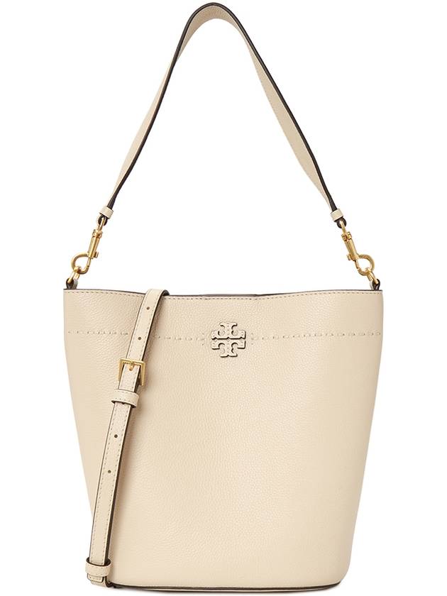 McGraw Logo Bucket Bag Beige - TORY BURCH - BALAAN 2