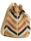 Raffia Women's Bucket Bag 4EVE37 V40769 481 - VANESSA BRUNO - BALAAN 3