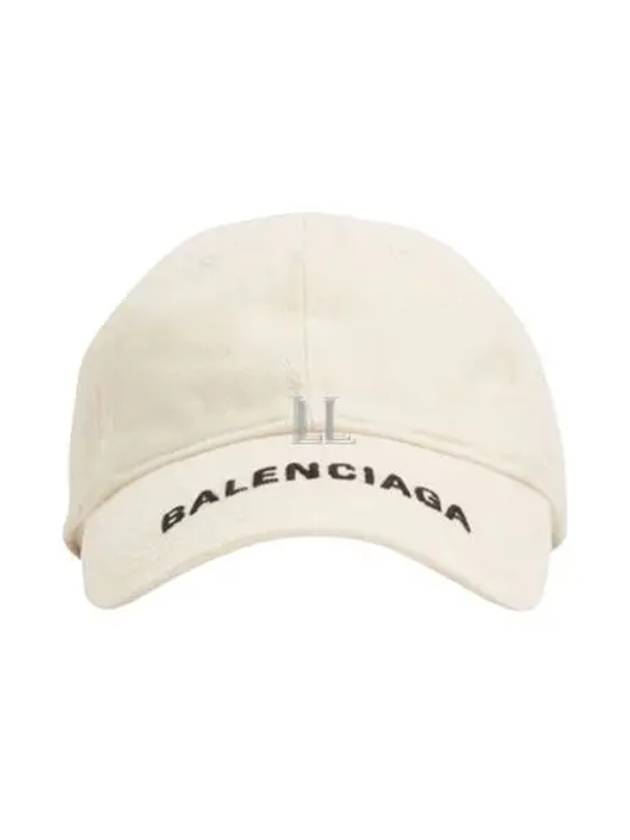 Logo Visor Ball Cap Light Beige - BALENCIAGA - BALAAN 2