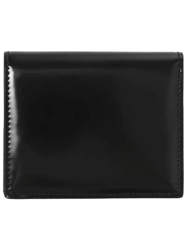 Gancini Compact Half Wallet Black - SALVATORE FERRAGAMO - BALAAN 3