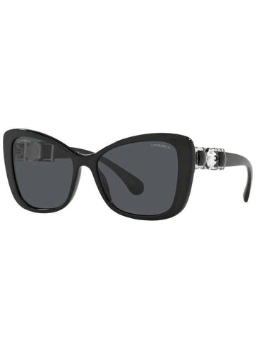 Eyewear Butterfly Sunglasses Black - CHANEL - BALAAN.