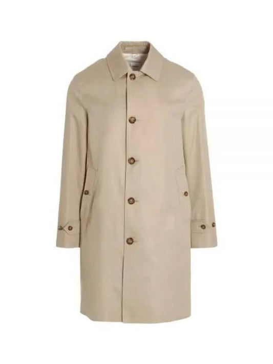 Inner Pattern Single Coat Beige - BURBERRY - BALAAN 2