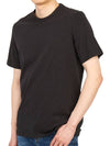 Essential Cosmos Short Sleeve T-Shirt Black - THEORY - BALAAN.