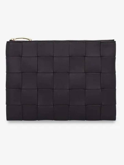 Cassette Intrecciato Medium Clutch Bag Fondente - BOTTEGA VENETA - BALAAN 2