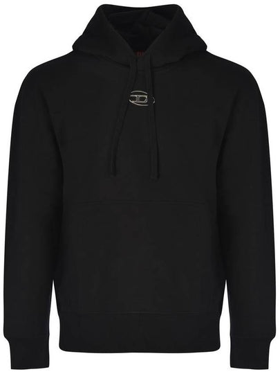 S Macs Logo Hoodie Black - DIESEL - BALAAN 2