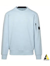 Diagonal Raised Fleece Sweatshirt Blue - CP COMPANY - BALAAN 2