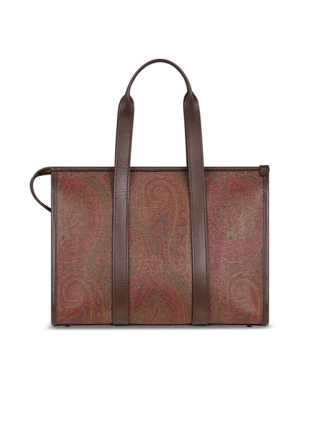 Paisley Medium Shoulder Bag Brown - ETRO - BALAAN 1