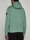 Crinkle Reps Hooded Jacket Light Green - STONE ISLAND - BALAAN 4