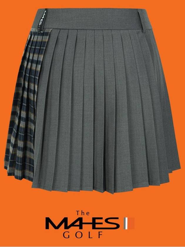 Skirt Shorts Orange Label British Check Pleated Skirt GKW9209 - MAHES - BALAAN 2