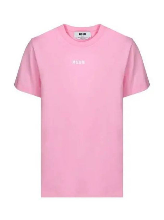 logo short sleeve t-shirt pink - MSGM - BALAAN 2