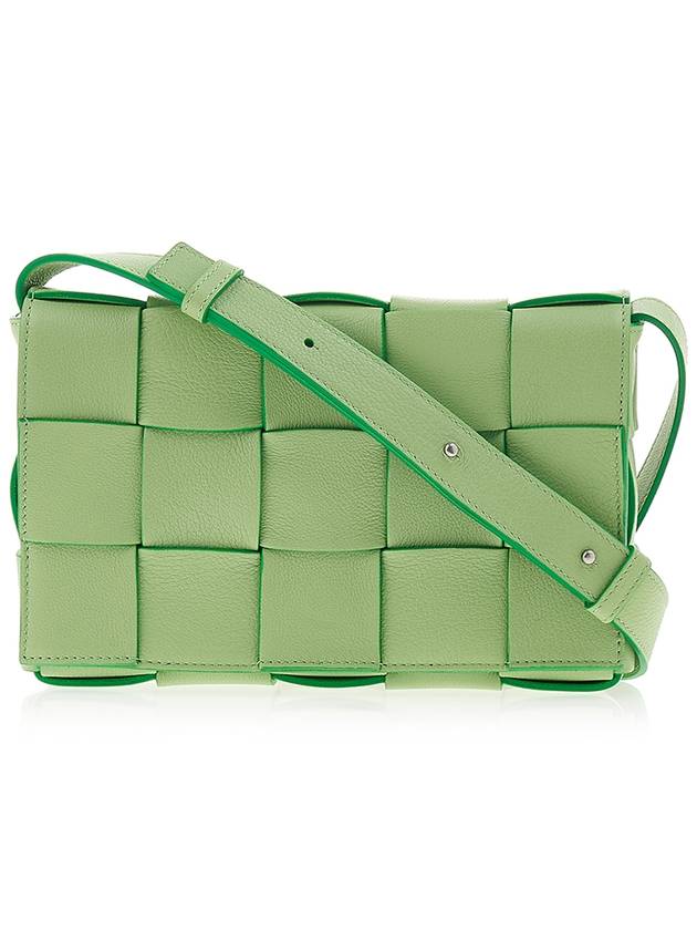 Lambskin Small Cross Bag Light Green - BOTTEGA VENETA - BALAAN 2