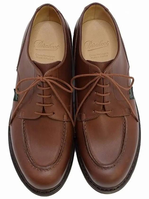 Siam Board Lace-Up Derby Marron - PARABOOT - BALAAN 3