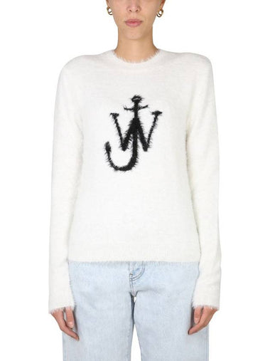 J.W. Anderson Maglia Con Intarsio Logo - JW ANDERSON - BALAAN 1