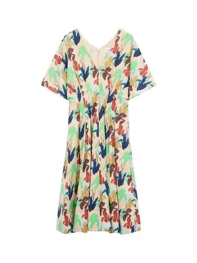 Women s Multi Floral Flare One Piece Beige 271849 - PAUL SMITH - BALAAN 1