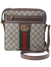 Men's Ophidia GG Small Messenger Bag Beige Ebony - GUCCI - BALAAN 2