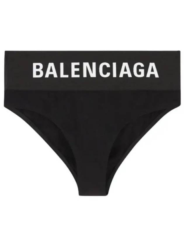 Logo Elastic Briefs Black - BALENCIAGA - BALAAN 2