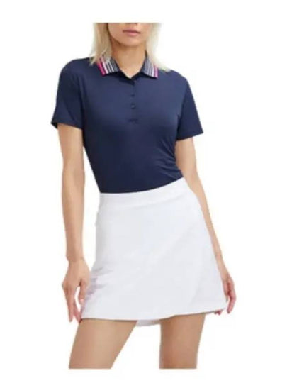 LF Golf PLEATED COLLAR POLO LF22K132 TWILIGHT Women's Pleated Collar Polo - G/FORE - BALAAN 2