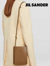 Tangle Smooth Leather Small Cross Bag Brown - JIL SANDER - BALAAN 10