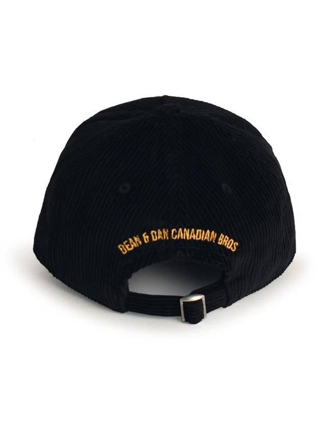 DSQUARED2 Black Cotton Cap - DSQUARED2 - BALAAN 3