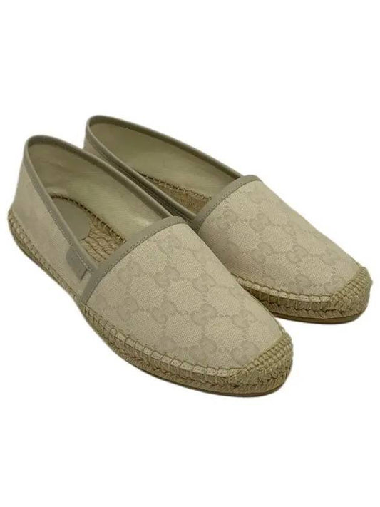 GG Canvas Espadrilles Beige - GUCCI - BALAAN 2