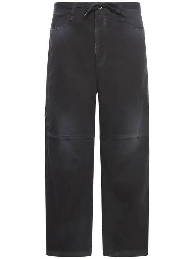 Cropped Cargo Straight Pants Black - BALENCIAGA - BALAAN 1