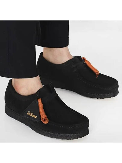 Wallaby Suede Loafers Black - CLARKS - BALAAN 2