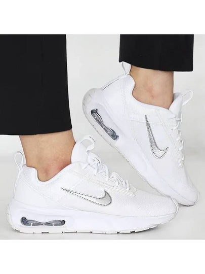 Air Max Interlock Low Top Sneakers Metalic Silver White - NIKE - BALAAN 2