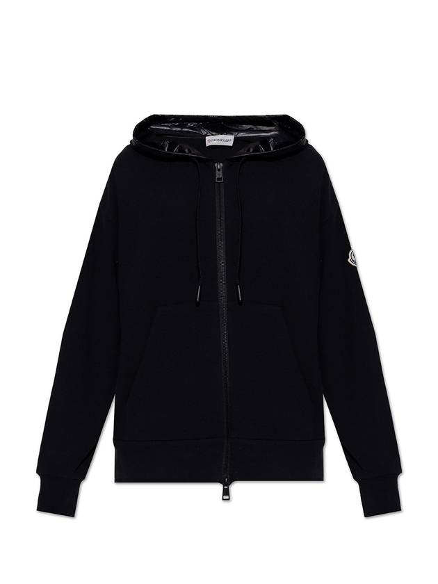 Born to Protect Zip Up Hoodie Black - MONCLER - BALAAN 1