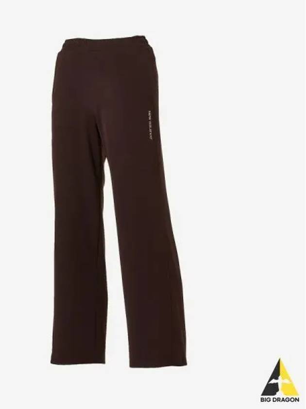 Women s Signature Non brush Wide Pants 22 Dark Brown - NEW BALANCE - BALAAN 1