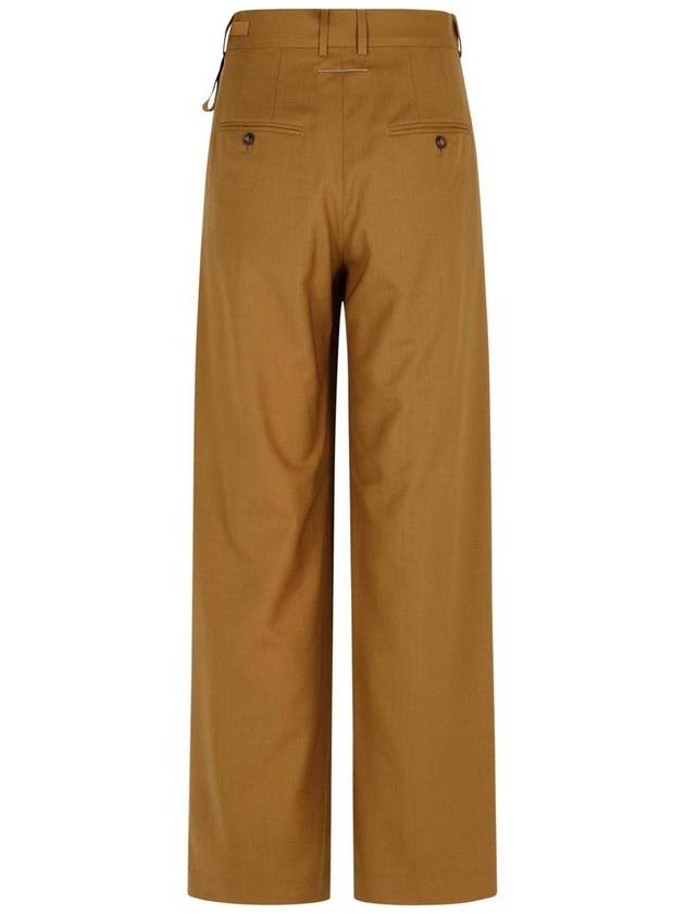 Mm6 Maison Margiela Beige Wool Trousers - MAISON MARGIELA - BALAAN 3