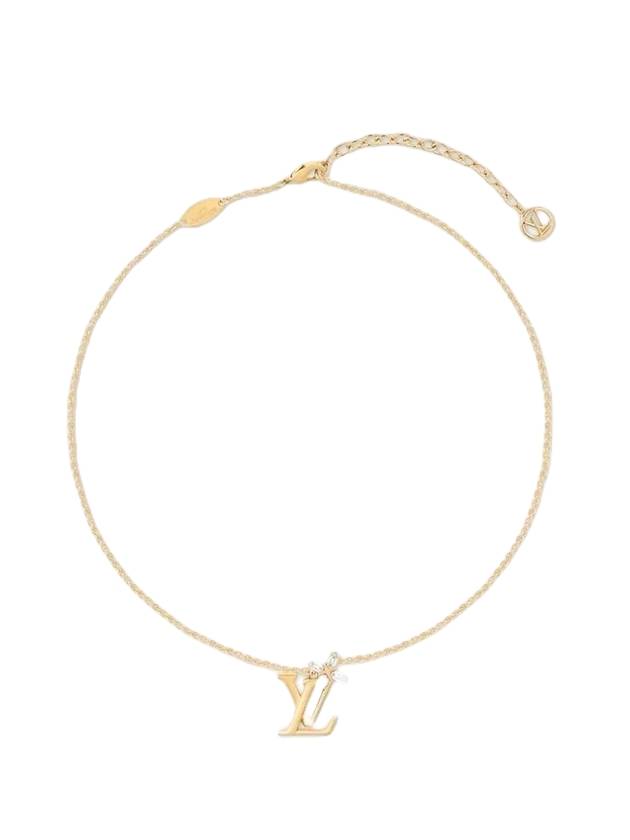 Iconic Flower Necklace Gold - LOUIS VUITTON - BALAAN 1