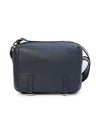 Military Leather Messenger Bag Deep Navy - LOEWE - BALAAN 2