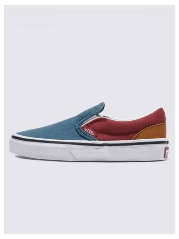 Official Kids Color Block Classic Slip on VN000CYT6GL1 - VANS - BALAAN 1