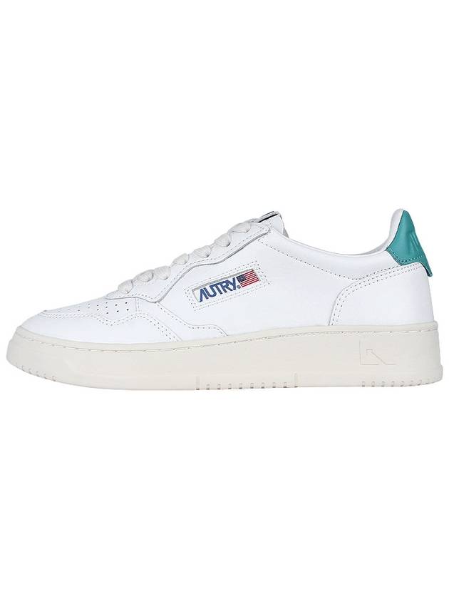 Men's Medalist Leather Low Top Sneakers White - AUTRY - BALAAN 4