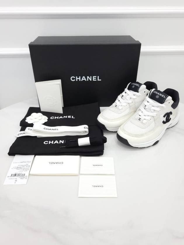 CC quilted tennis sneakers G38299 35 5 - CHANEL - BALAAN 6