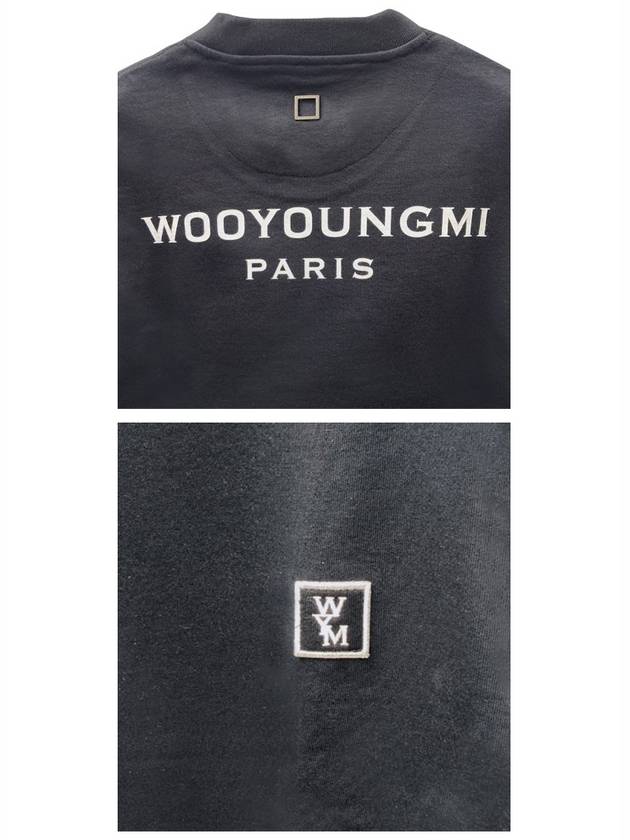 Back Logo Sweatshirt Black - WOOYOUNGMI - BALAAN 6