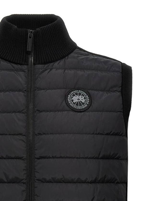 Hybridge Knit Vest Black - CANADA GOOSE - BALAAN 4