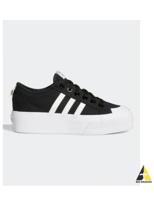 Nizza Platform Low Top Sneakers Black - ADIDAS - BALAAN 2