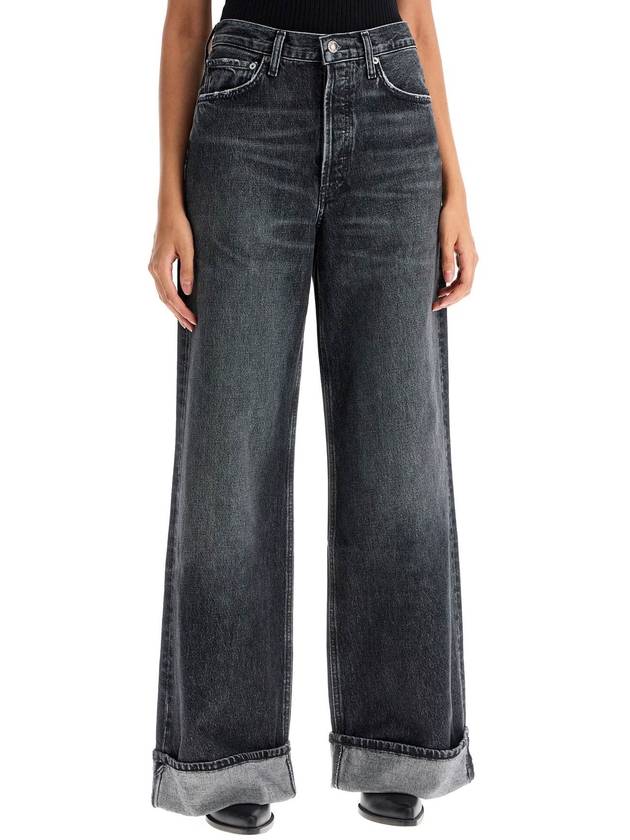 Denim Straight Pants 96744 A9159 1346 DITCH - AGOLDE - BALAAN 3