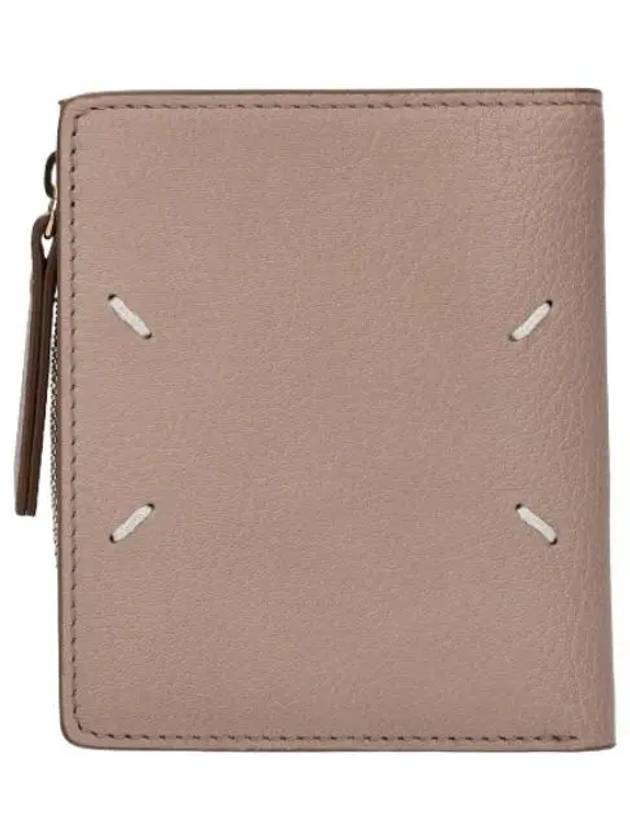 Stitched zipper half wallet Misty Rose - MAISON MARGIELA - BALAAN 1