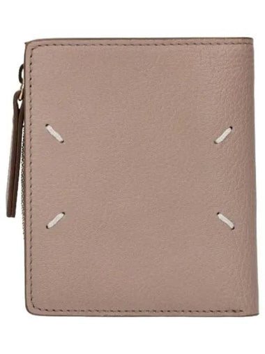 Stitched zipper half wallet Misty Rose - MAISON MARGIELA - BALAAN 1