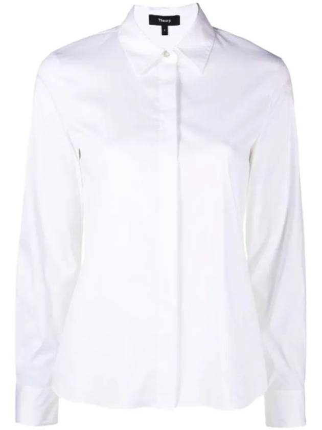 Hidden placket shirt m0104525 - THEORY - BALAAN 1