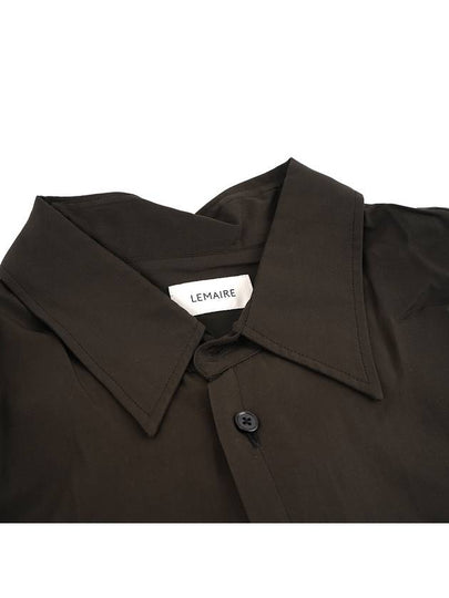 Double Pocket Long Sleeve Shirt Brown - LEMAIRE - BALAAN 2