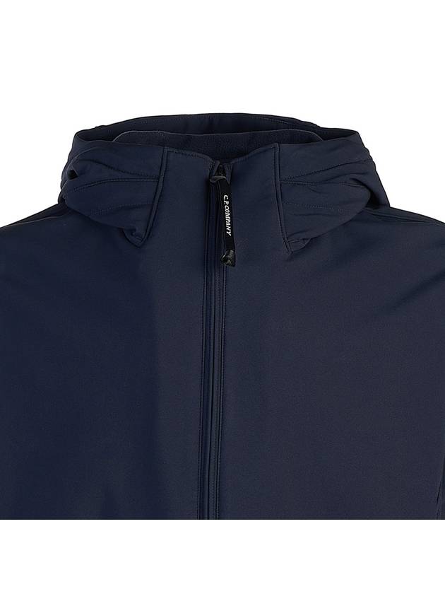 Lens Wappen Patch Zip Up Hoodie Navy - CP COMPANY - BALAAN 5