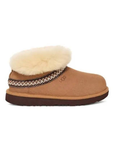 KIDS Embroidery Braid Boots Chestnut Classic Mini Crescent 1157697KCHE - UGG - BALAAN 1