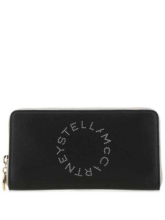 logo zipper long wallet black - STELLA MCCARTNEY - BALAAN 2