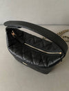 25C Cruise Mini Chain Hobo Bag Top Handle Caviar Black Gold Plated AP4386 - CHANEL - BALAAN 6