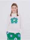 Flower Sweatshirt Ivory - METAPHER - BALAAN 2