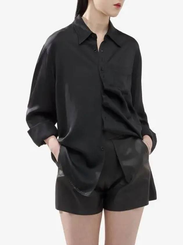 Lining Look Two-Way Long Slevees Shirt Black - MAISON MARGIELA - BALAAN 2