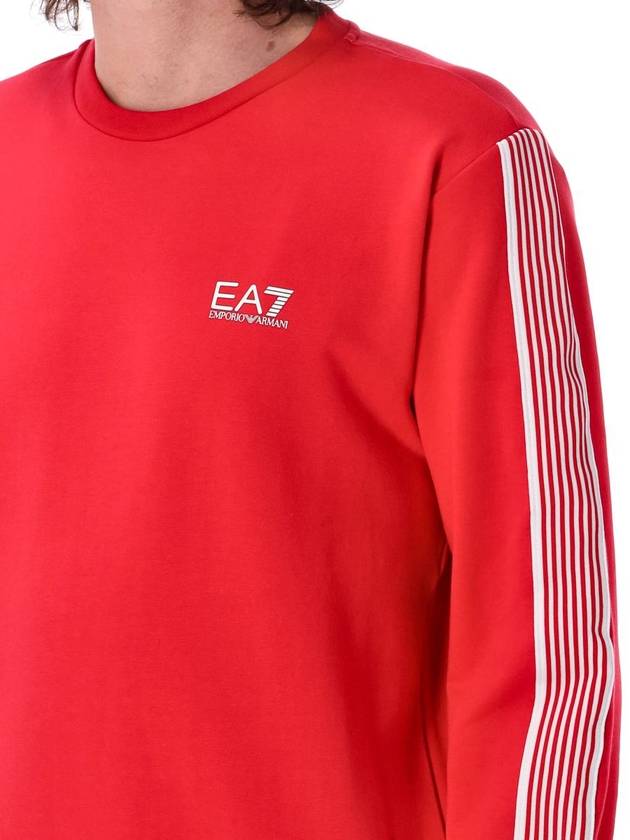 Ea7 Emporio Armani Asv 7 Lines Crew-Neck Sweatshirt - EMPORIO ARMANI - BALAAN 3